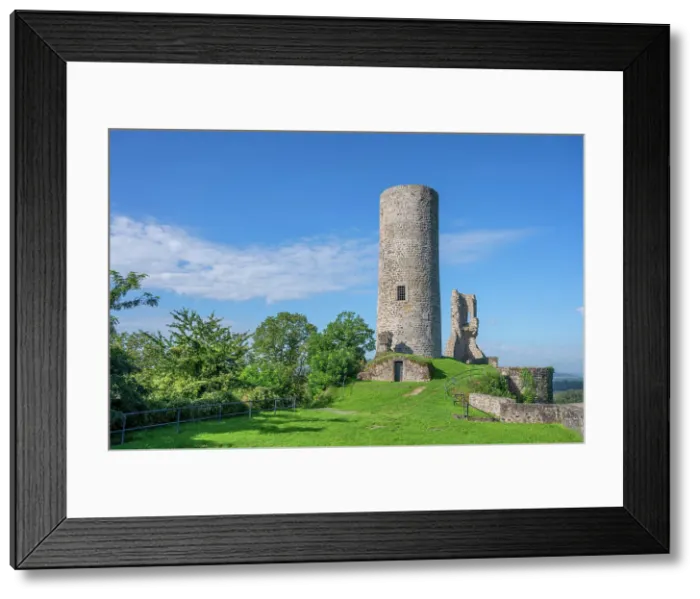 Framed Print : Merenburg castle ruin near Limburg an der Lahn, Merenburg, Lahn valley, Westerwald, Hesse, Germany Framed Print : Merenburg castle ruin near Limburg an der Lahn, Merenburg, Lahn valley, Westerwald, Hesse, Germany