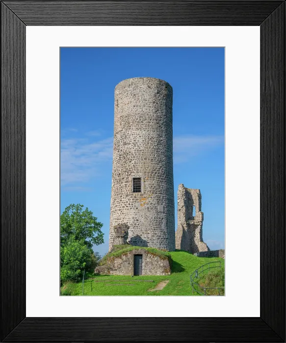 Framed Print : Merenburg castle ruin near Limburg an der Lahn, Merenburg, Lahn valley, Westerwald, Hesse, Germany Framed Print : Merenburg castle ruin near Limburg an der Lahn, Merenburg, Lahn valley, Westerwald, Hesse, Germany