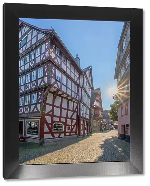 Historical old town of Herborn, Lahn, Westerwald, Hesse, Germany