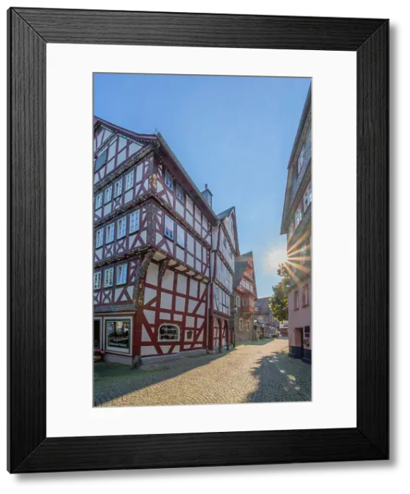 Framed Print : Historical old town of Herborn, Lahn, Westerwald, Hesse, Germany Framed Print : Historical old town of Herborn, Lahn, Westerwald, Hesse, Germany