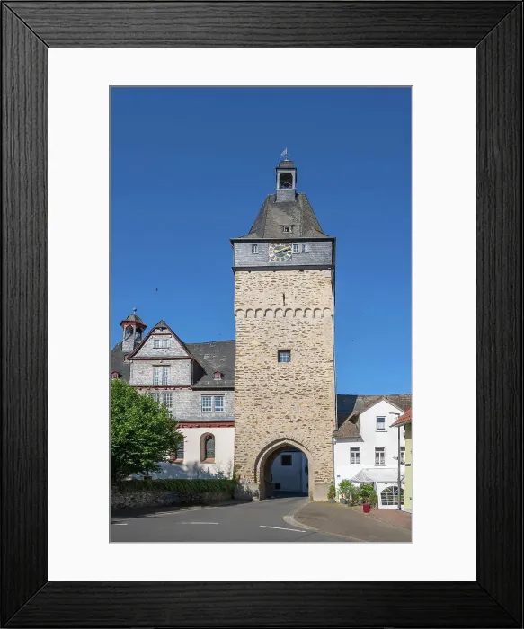 Framed Print : Obertorturm, Bad Camberg, Taunus, Hesse, Germany Framed Print : Obertorturm, Bad Camberg, Taunus, Hesse, Germany