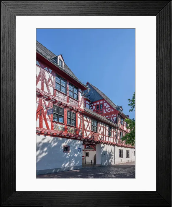 Framed Print : Amthof, Bad Camberg, Taunus, Hesse, Germany Framed Print : Amthof, Bad Camberg, Taunus, Hesse, Germany