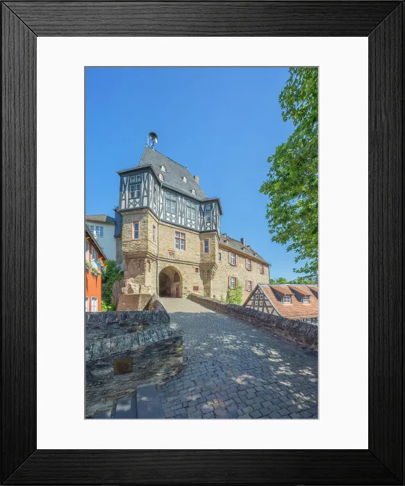 Framed Print : Koenig-Adolf square and Torbogengebaude, Idstein, Taunus, Hesse, Germany Framed Print : Koenig-Adolf square and Torbogengebaude, Idstein, Taunus, Hesse, Germany