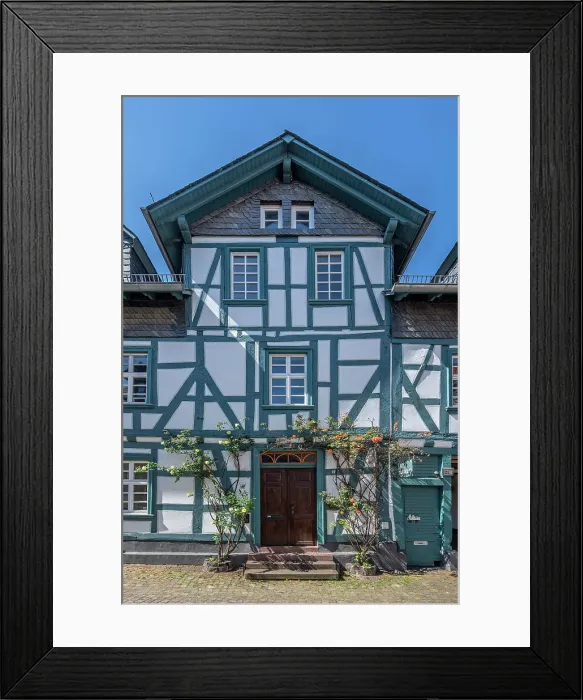 Framed Print : Half-timbered house at Idstein, Taunus, Hesse, Germany