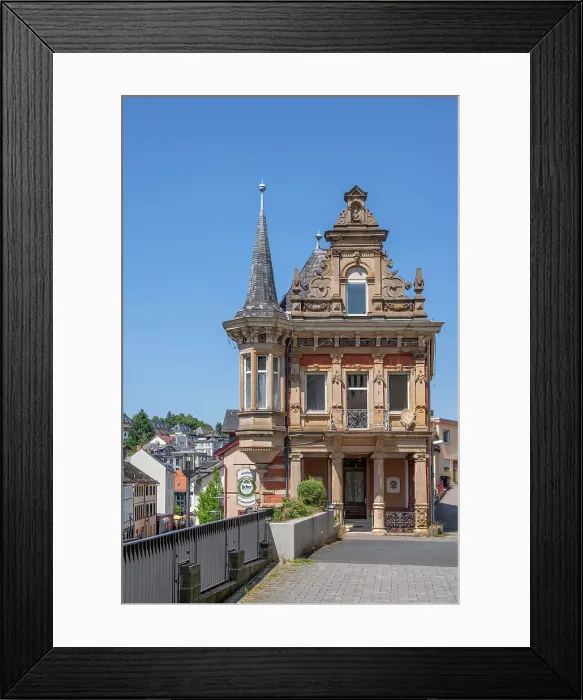 Framed Print : Historical house at at Bad Schwalbach, Taunus, Hesse, Germany Framed Print : Historical house at at Bad Schwalbach, Taunus, Hesse, Germany