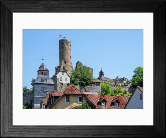 Framed Print : Eppstein castle, Eppstein, Taunus, Hesse, Germany Framed Print : Eppstein castle, Eppstein, Taunus, Hesse, Germany
