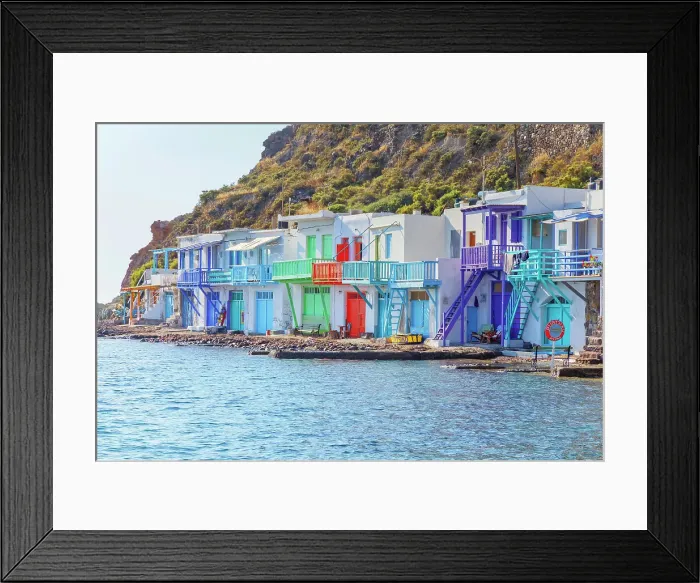Framed Print : The small fishing village of Klima, Klima, Milos Island, Cyclades Islands, Greece Framed Print : The small fishing village of Klima, Klima, Milos Island, Cyclades Islands, Greece