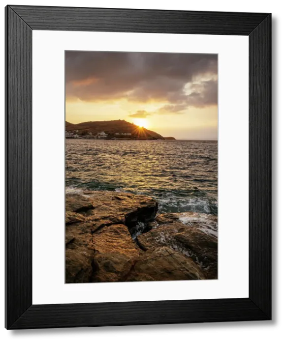 Framed Print : Sunset over Bay, North Kea Island, Greece Framed Print : Sunset over Bay, North Kea Island, Greece