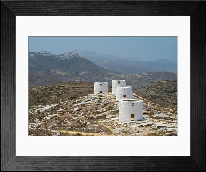 Framed Print : Chora, Amorgos, Greece Framed Print : Chora, Amorgos, Greece