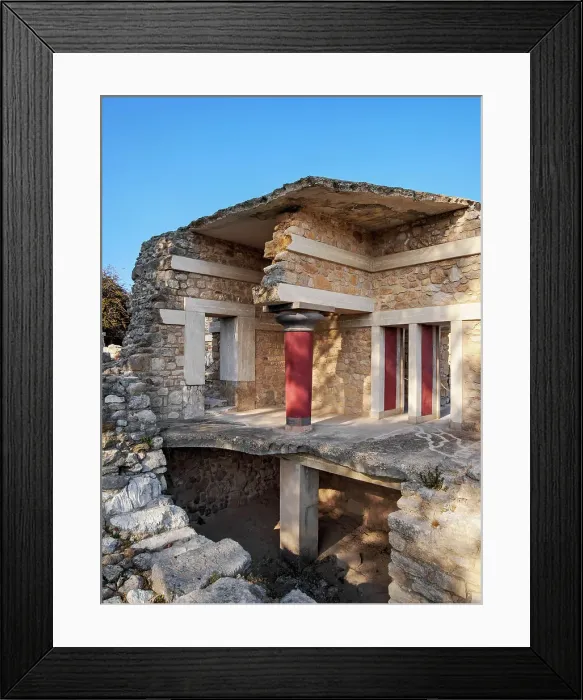 Framed Print : Palace of Minos, Knossos, Heraklion Region, Crete, Greece Framed Print : Palace of Minos, Knossos, Heraklion Region, Crete, Greece