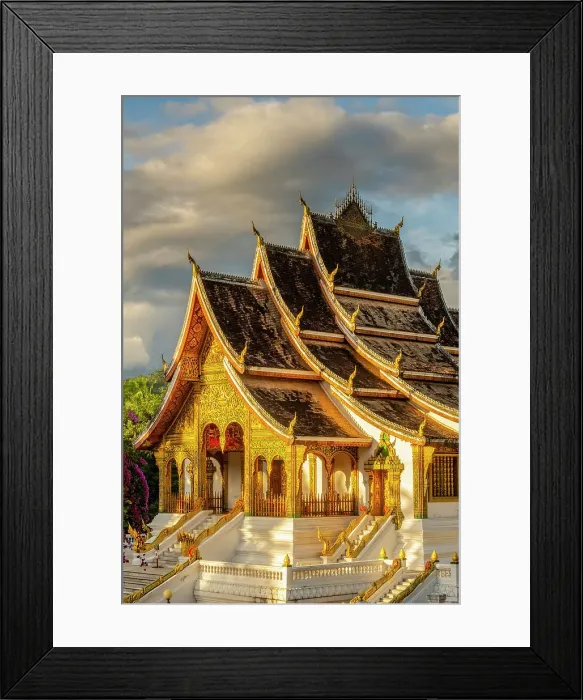 Framed Print : Haw Pha Bang temple, Luang Prabang (ancient capital of Laos on the Mekong river), Laos Framed Print : Haw Pha Bang temple, Luang Prabang (ancient capital of Laos on the Mekong river), Laos