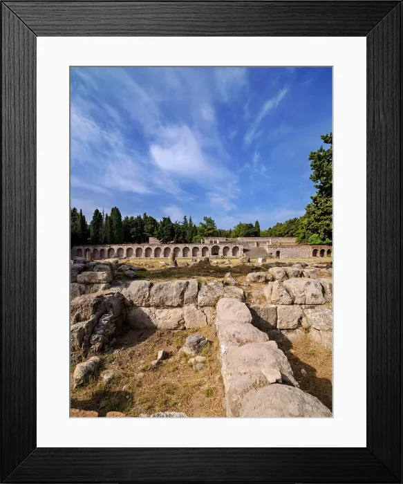 Framed Print : Ruins of ancient Asclepieion, Kos Island, Dodecanese, Greece Framed Print : Ruins of ancient Asclepieion, Kos Island, Dodecanese, Greece