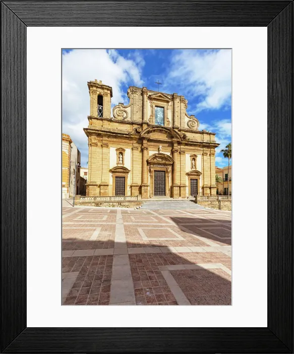 Framed Print : Sciacca Cathedral, Sciacca, Agrigento district, Sicily, Italy Framed Print : Sciacca Cathedral, Sciacca, Agrigento district, Sicily, Italy