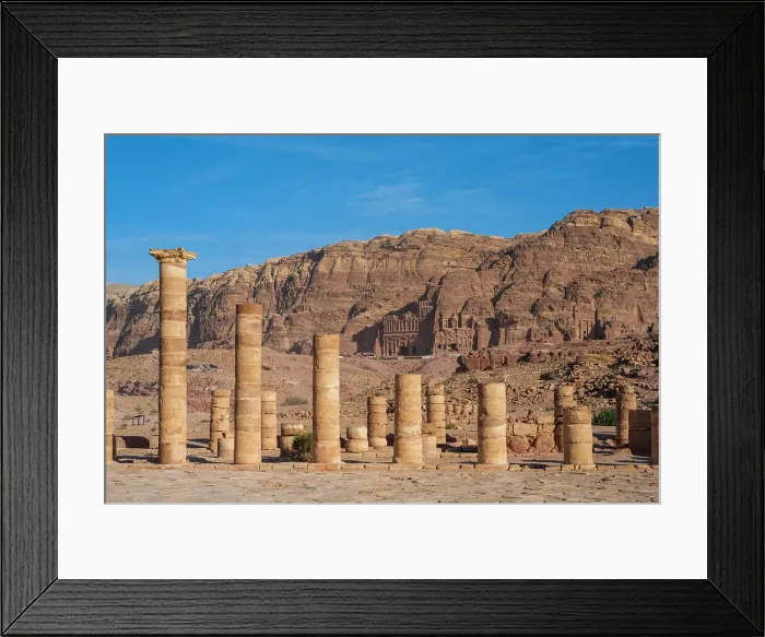 Framed Print : The Great Temple, Petra, Jordan Framed Print : The Great Temple, Petra, Jordan