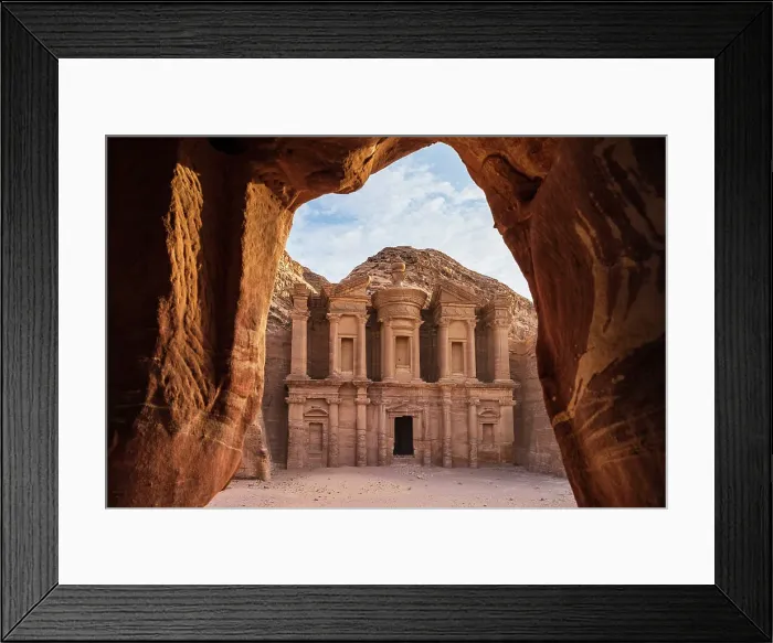 Framed Print : The monastery, Petra, Jordan Framed Print : The monastery, Petra, Jordan