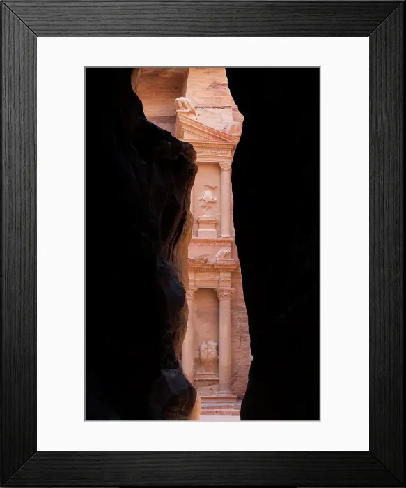 Framed Print : The Treasury, Al Khazneh, Petra, Jordan Framed Print : The Treasury, Al Khazneh, Petra, Jordan