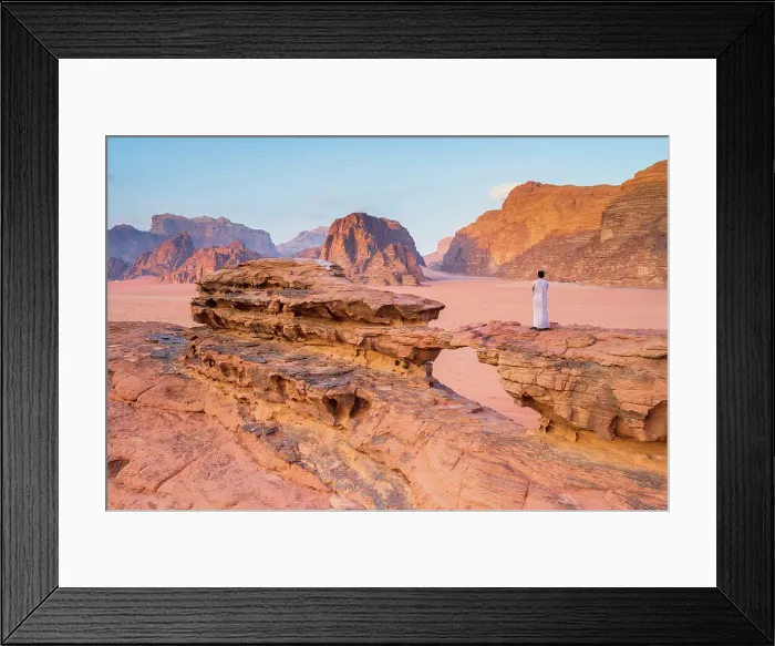 Framed Print : Wadi Rum landscape, Jordan Framed Print : Wadi Rum landscape, Jordan