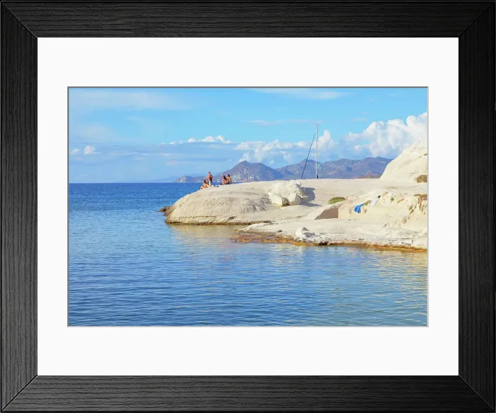 Framed Print : Sarakiniko beach, Sarakiniko, Milos Island, Greece Framed Print : Sarakiniko beach, Sarakiniko, Milos Island, Greece