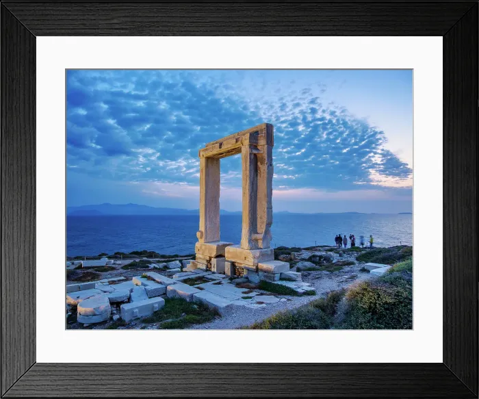 Framed Print : Temple of Apollo at dusk, Chora, Naxos City, Naxos Island, Cyclades, Greece Framed Print : Temple of Apollo at dusk, Chora, Naxos City, Naxos Island, Cyclades, Greece