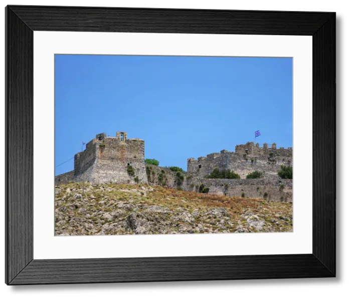 Framed Print : Medieval Castle of Pandeli, Leros Island, Dodecanese, Greece Framed Print : Medieval Castle of Pandeli, Leros Island, Dodecanese, Greece
