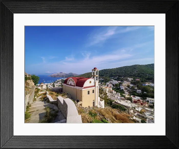 Framed Print : Church of Agia Paraskevi, Agia Marina, Leros Island, Dodecanese, Greece Framed Print : Church of Agia Paraskevi, Agia Marina, Leros Island, Dodecanese, Greece