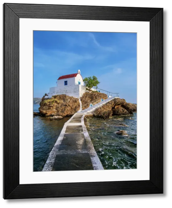 Framed Print : Agios Isidoros Church, Kokkali, Leros Island, Dodecanese, Greece Framed Print : Agios Isidoros Church, Kokkali, Leros Island, Dodecanese, Greece