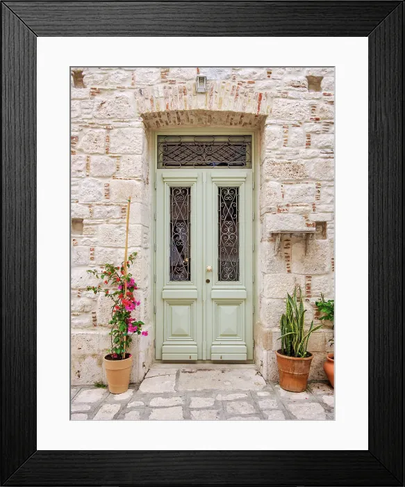 Framed Print : Entrance Door, Pythagoreio, Samos Island, North Aegean, Greece Framed Print : Entrance Door, Pythagoreio, Samos Island, North Aegean, Greece
