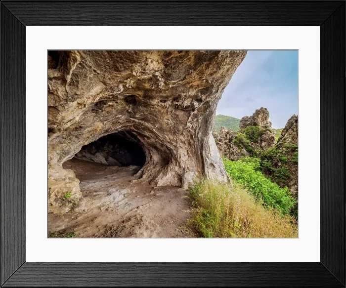 Framed Print : The Real Cave of Pythagoras, Mount Kerkis, Samos Island, North Aegean, Greece Framed Print : The Real Cave of Pythagoras, Mount Kerkis, Samos Island, North Aegean, Greece