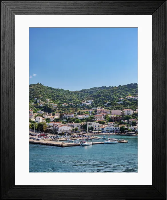 Framed Print : Port of Evdilos, Icaria Island, North Aegean, Greece Framed Print : Port of Evdilos, Icaria Island, North Aegean, Greece