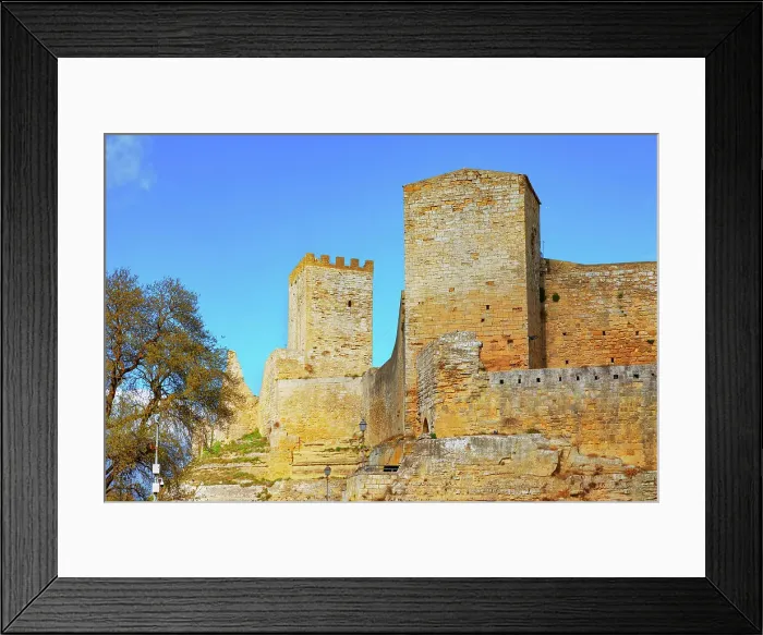 Framed Print : Lombardia Castle, Enna, Siclly, Italy Framed Print : Lombardia Castle, Enna, Siclly, Italy