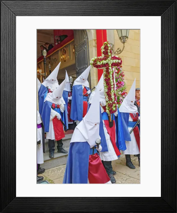 Framed Print : Good Friday procession, Enna, Siclly, Italy