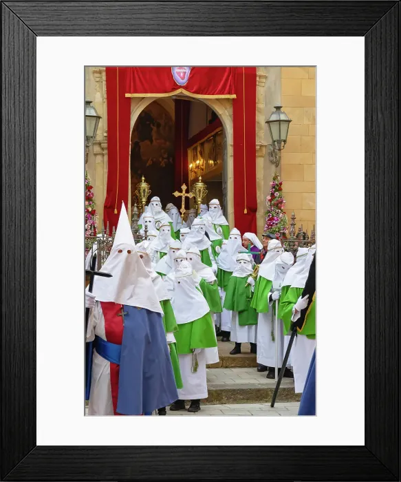 Framed Print : Good Friday procession, Enna, Siclly, Italy Framed Print : Good Friday procession, Enna, Siclly, Italy