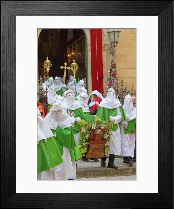 Framed Print : Good Friday procession, Enna, Siclly, Italy Framed Print : Good Friday procession, Enna, Siclly, Italy