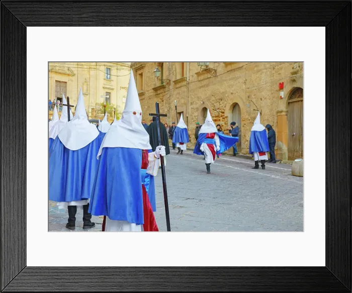 Framed Print : Good Friday procession, Enna, Siclly, Italy Framed Print : Good Friday procession, Enna, Siclly, Italy