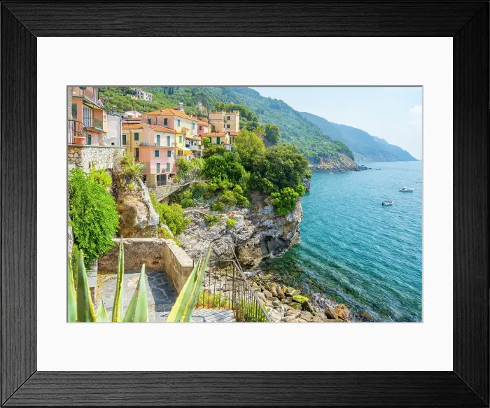 Framed Print : europe, Italy, Liguria, View of the coast from Tellaro Framed Print : europe, Italy, Liguria, View of the coast from Tellaro