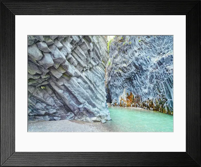 Framed Print : Alcantara gorge, Castiglione di Sicilia, Sicily, Italy Framed Print : Alcantara gorge, Castiglione di Sicilia, Sicily, Italy