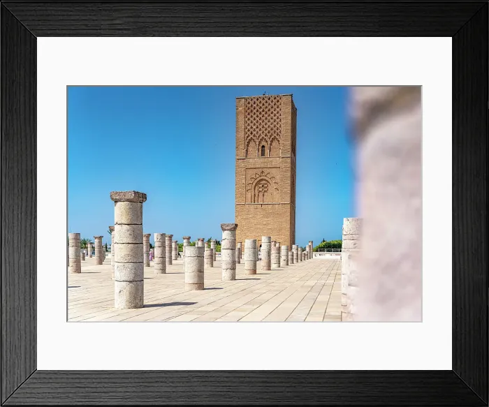Framed Print : Hassan Tower and old columns, Rabat, Morocco Framed Print : Hassan Tower and old columns, Rabat, Morocco