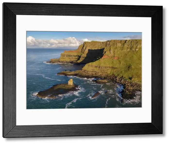 Framed Print : Dramatic cliffs near the Giant's Causeway on the Causeway Coast of County Antrim, Northern Ireland. Autumn (November) 2022 Framed Print : Dramatic cliffs near the Giant's Causeway on the Causeway Coast of County Antrim, Northern Ireland. Autumn (November) 2022