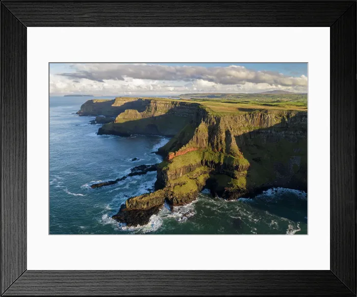 Framed Print : Dramatic cliffs near the Giant's Causeway on the Causeway Coast of County Antrim, Northern Ireland. Autumn (November) 2022 Framed Print : Dramatic cliffs near the Giant's Causeway on the Causeway Coast of County Antrim, Northern Ireland. Autumn (November) 2022