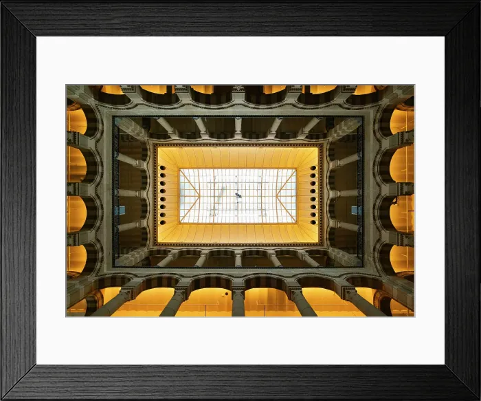 Framed Print : Directly below view of ceiling in Magna Plaza shopping center, Nieuwezijds Voorburgwal, Amsterdam, Netherlands Framed Print : Directly below view of ceiling in Magna Plaza shopping center, Nieuwezijds Voorburgwal, Amsterdam, Netherlands