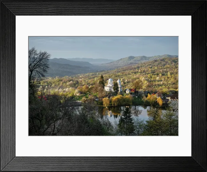 Framed Print : Landscape near Nucsoara, Arges County, Muntenia, Romania Framed Print : Landscape near Nucsoara, Arges County, Muntenia, Romania