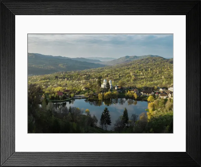 Framed Print : Landscape near Nucsoara, Arges County, Muntenia, Romania Framed Print : Landscape near Nucsoara, Arges County, Muntenia, Romania