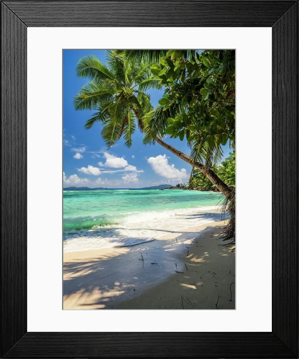 Framed Print : Anse La Blague, Praslin, Seychelles Framed Print : Anse La Blague, Praslin, Seychelles
