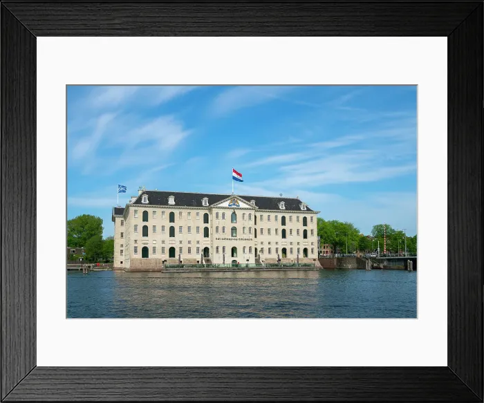 Framed Print : National Maritime Museum against sky near Amstel river, Community Marineterrein, Amsterdam, Netherlands Framed Print : National Maritime Museum against sky near Amstel river, Community Marineterrein, Amsterdam, Netherlands