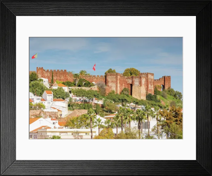 Framed Print : Castle in Silves, Algarve, Portugal Framed Print : Castle in Silves, Algarve, Portugal