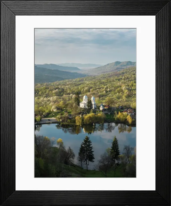 Framed Print : Landscape near Nucsoara, Arges County, Muntenia, Romania Framed Print : Landscape near Nucsoara, Arges County, Muntenia, Romania
