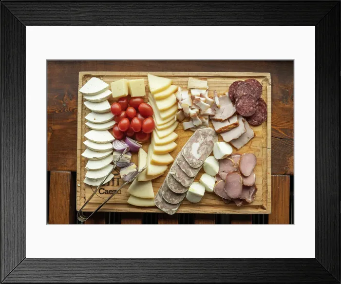 Framed Print : Platter of Cheese and Ham, Caezu Hotel, Nucsoara, Arges County, Muntenia, Romania Framed Print : Platter of Cheese and Ham, Caezu Hotel, Nucsoara, Arges County, Muntenia, Romania