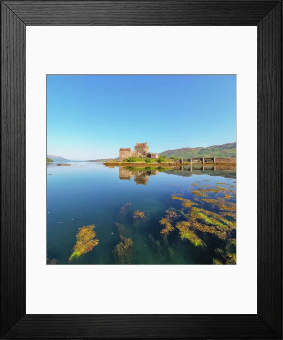 Framed Print : Eilean Donan Castle on Loch Duich, Dornie, Scotland, UK
