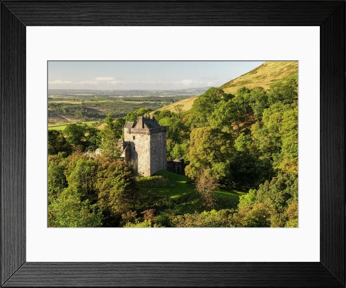 Framed Print : Castle Campbell near Dollar in Clackmannanshire, Scotland. Autumn (September) 2022 Framed Print : Castle Campbell near Dollar in Clackmannanshire, Scotland. Autumn (September) 2022