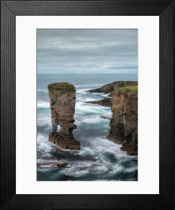 Framed Print : Yesnaby Castle sea stack on the wild west coast of mainland Orkney, Orkney Island, Scotland. Autumn (September) 2022 Framed Print : Yesnaby Castle sea stack on the wild west coast of mainland Orkney, Orkney Island, Scotland. Autumn (September) 2022
